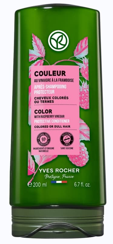 Yves Rocher Color Kondicionér na barvené vlasy s malinovým octem