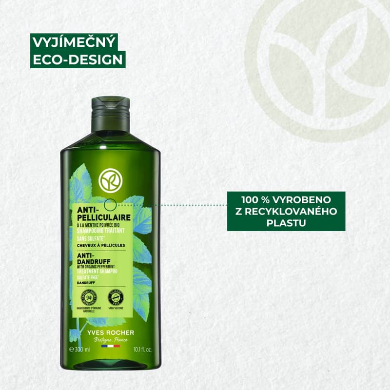Yves Rocher Anti Dandruff Anti-Dandruff Shampoo with BIO Peppermint