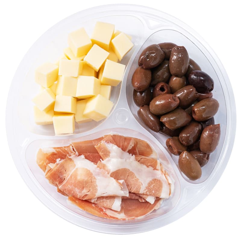 Rohlik.cz Tapas mix jamón serrano, gouda, černé olivy Kalamata