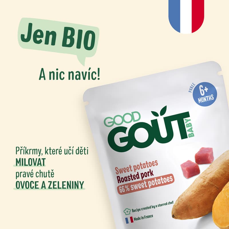 Good Gout BIO Batáty s vepřovým masem