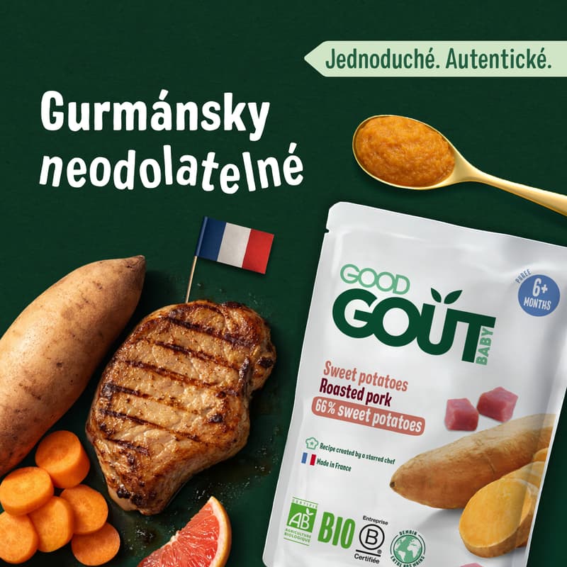 Good Gout BIO Batáty s vepřovým masem
