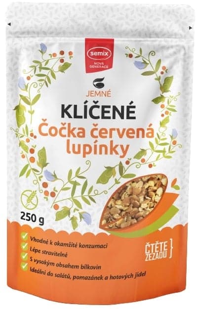 Semix Sprouted red lentil crunchy flakes