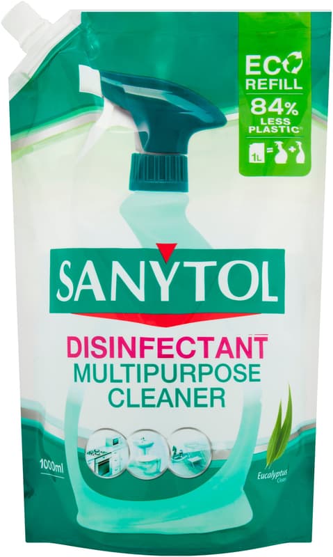Sanytol Univerzální dezinfekce na všechny povrchy s vůní eukalyptu ve spreji, náhradní náplň
