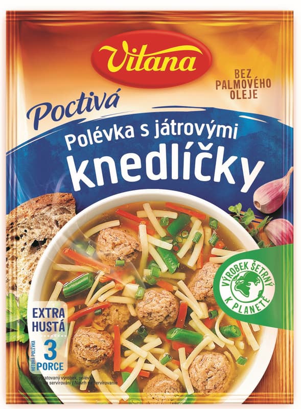 Vitana Honest with liver dumplings