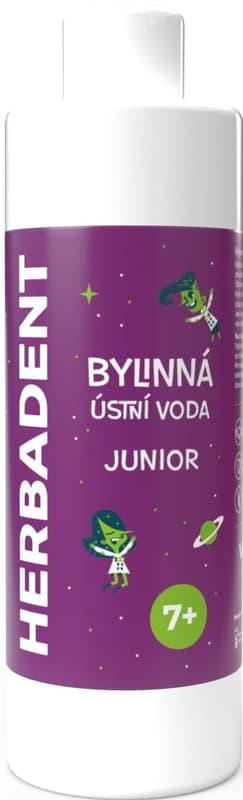 Herbadent Junior Bylinná ústní voda spearmint 7+