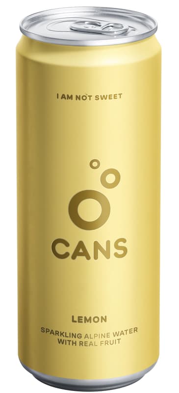 Cans Sparkling water lemon and lime flavour