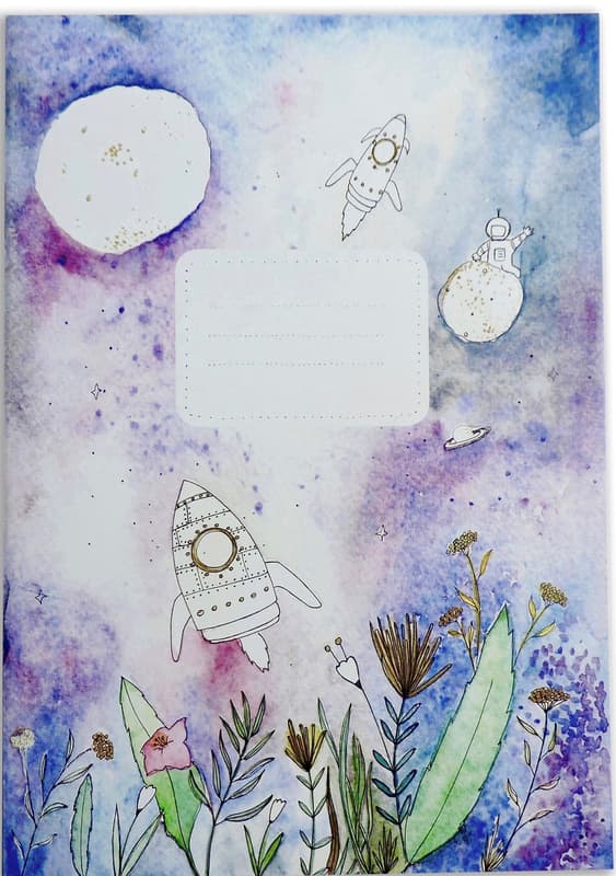 Be Nice ecological school notebook clean A4, 430, Space