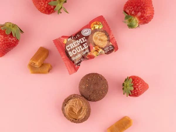 Mixit Créme boule Strawberry caramel 