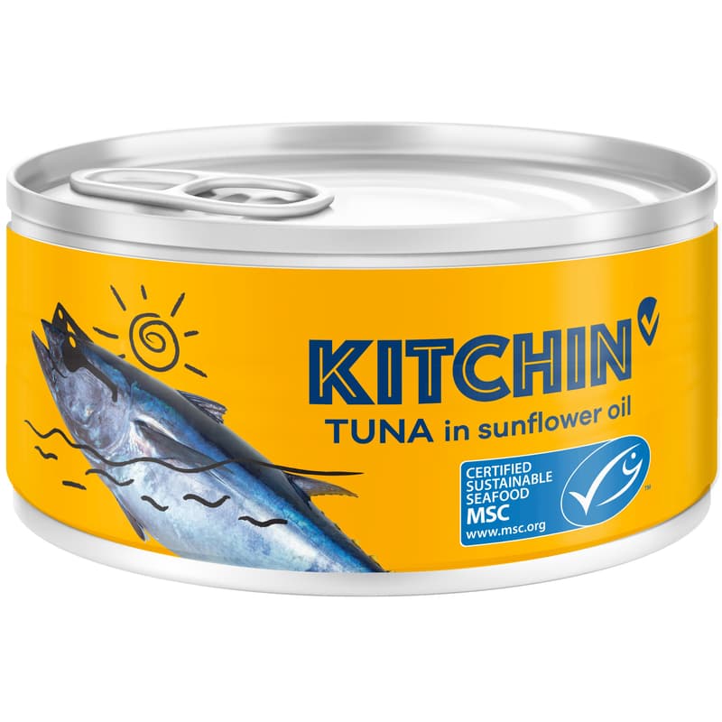 Kitchin Whole tuna in sunflower oil