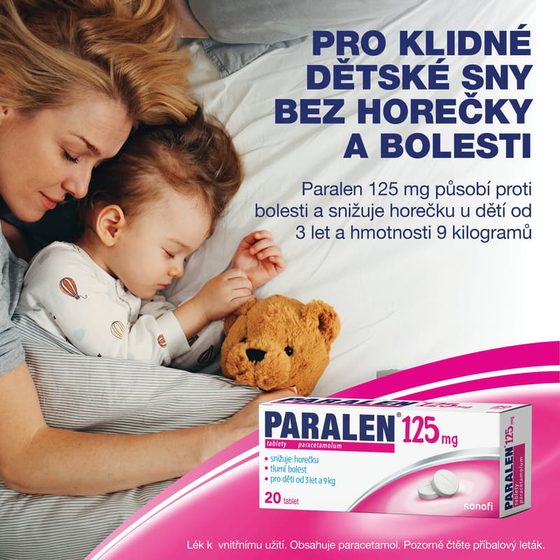 PARALEN 125MG Tableta 20