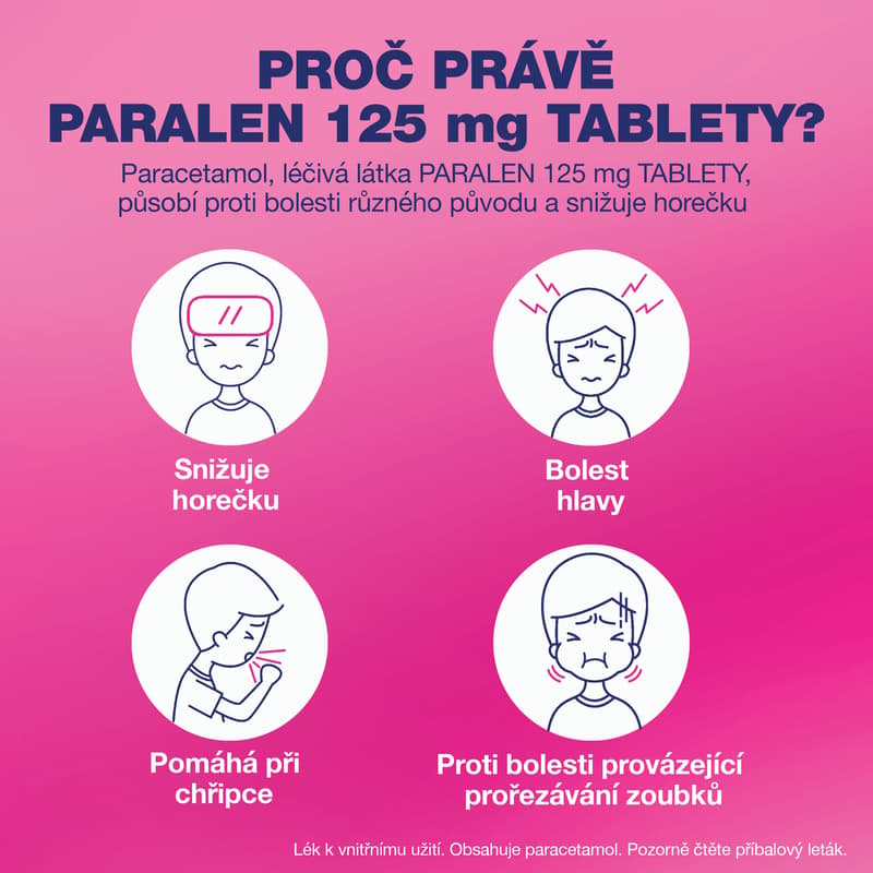 PARALEN 125MG Tableta 20