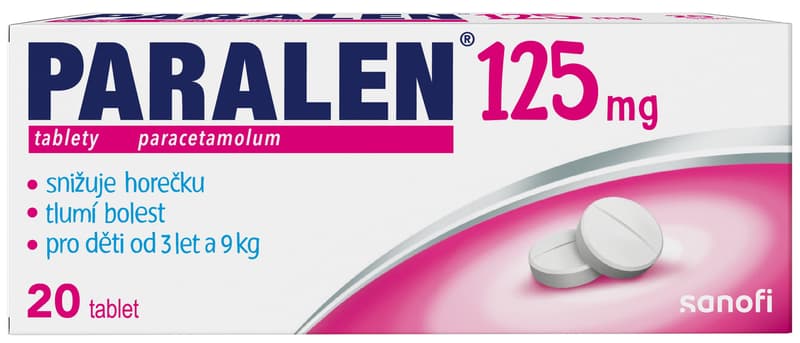 PARALEN 125MG Tableta 20