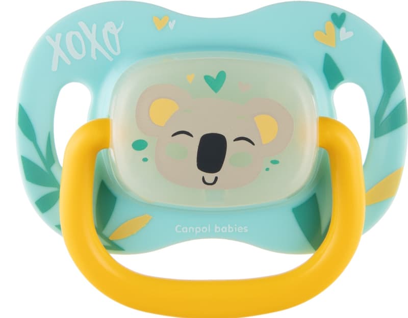 Canpol babies Pacifier silicone symmetrical Exotic animals koala 18+ months
