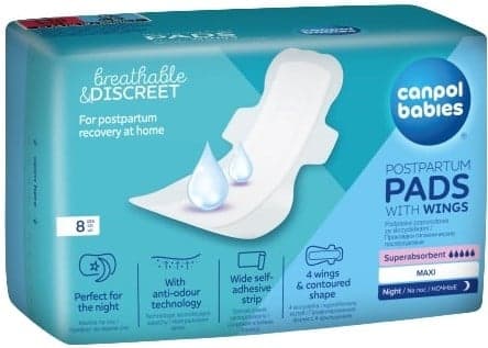 Canpol babies Postpartum pads with night wings