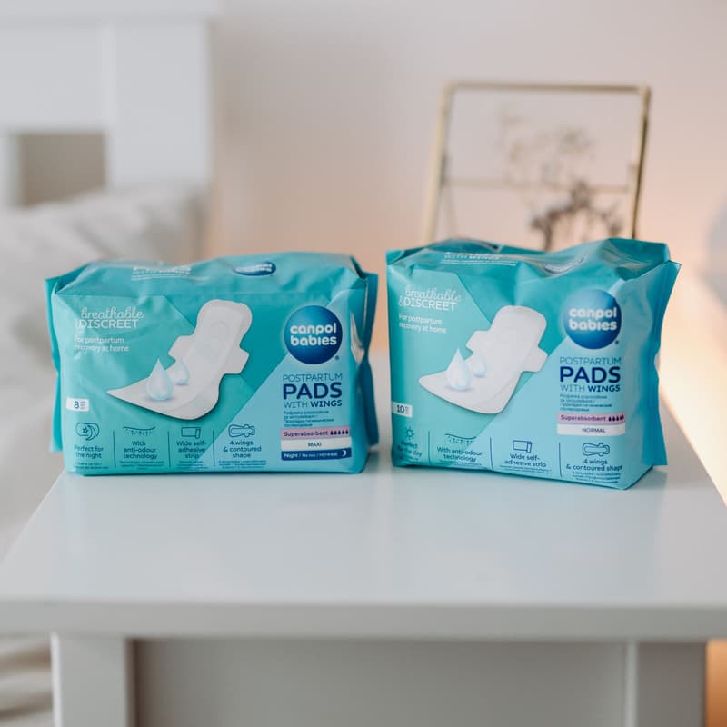 Canpol babies Postpartum pads with night wings