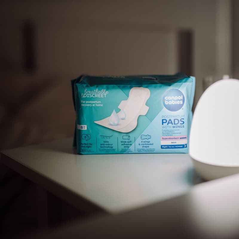 Canpol babies Postpartum pads with night wings