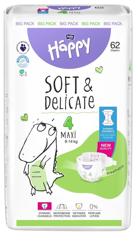 Bella Baby Happy Disposable baby diapers maxi 8-14 kg (size 4)