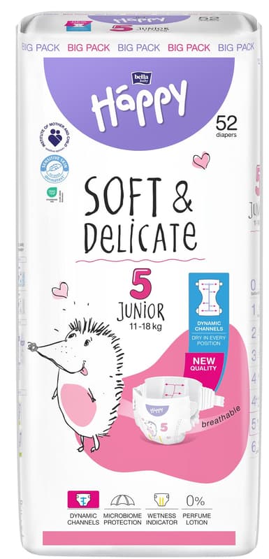 Bella Baby Happy Disposable baby diapers maxi 15kg+ (size 5)