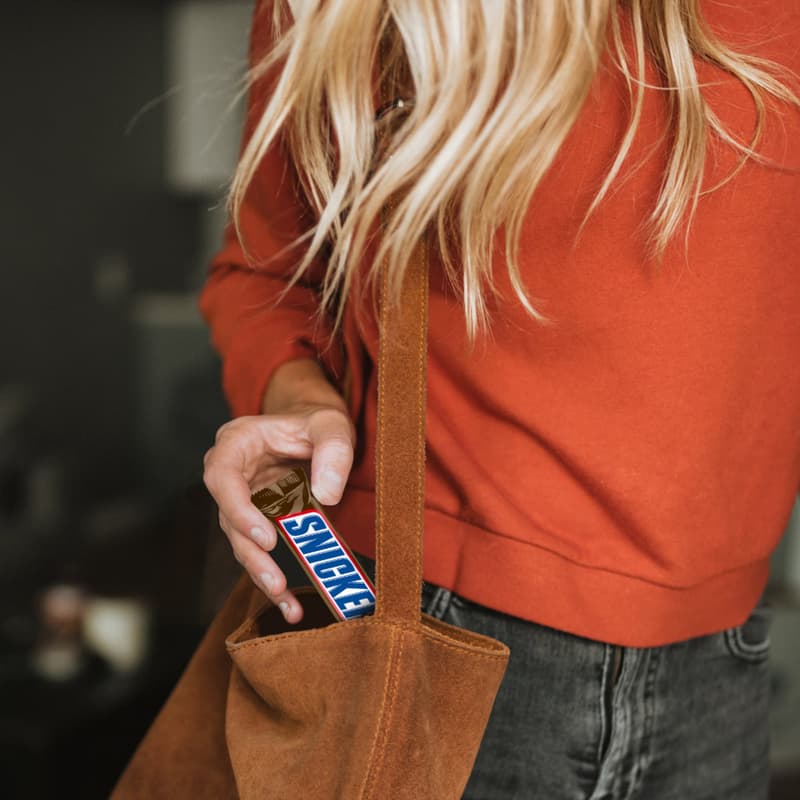 Snickers Mléčná čokoládová tyčinka plněná nugátem, karamelem a praženými arašídy 5x50g