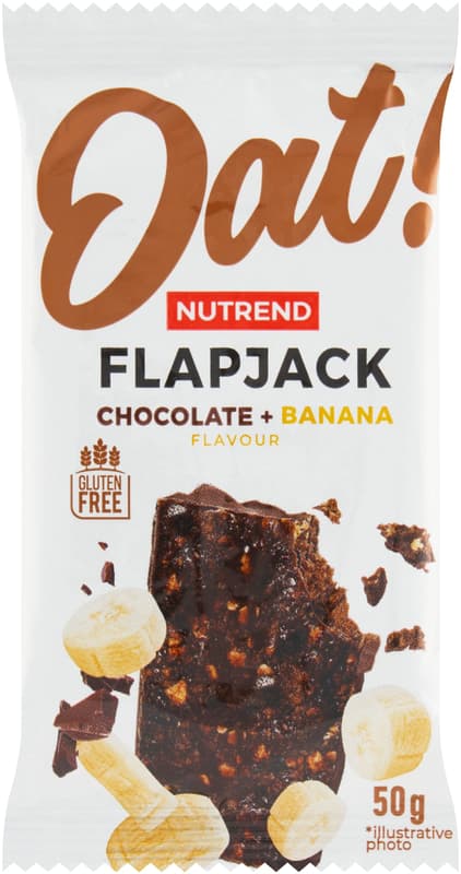 Nutrend Flapjack chocolate and banana