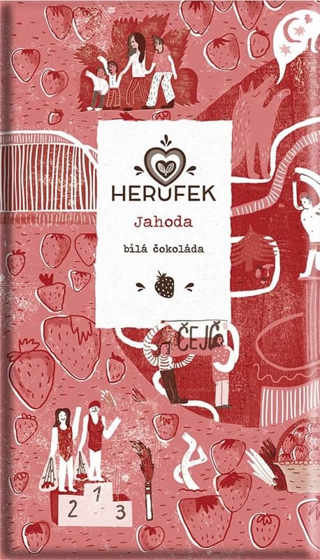 Herufek Jahodová bílá čokoláda