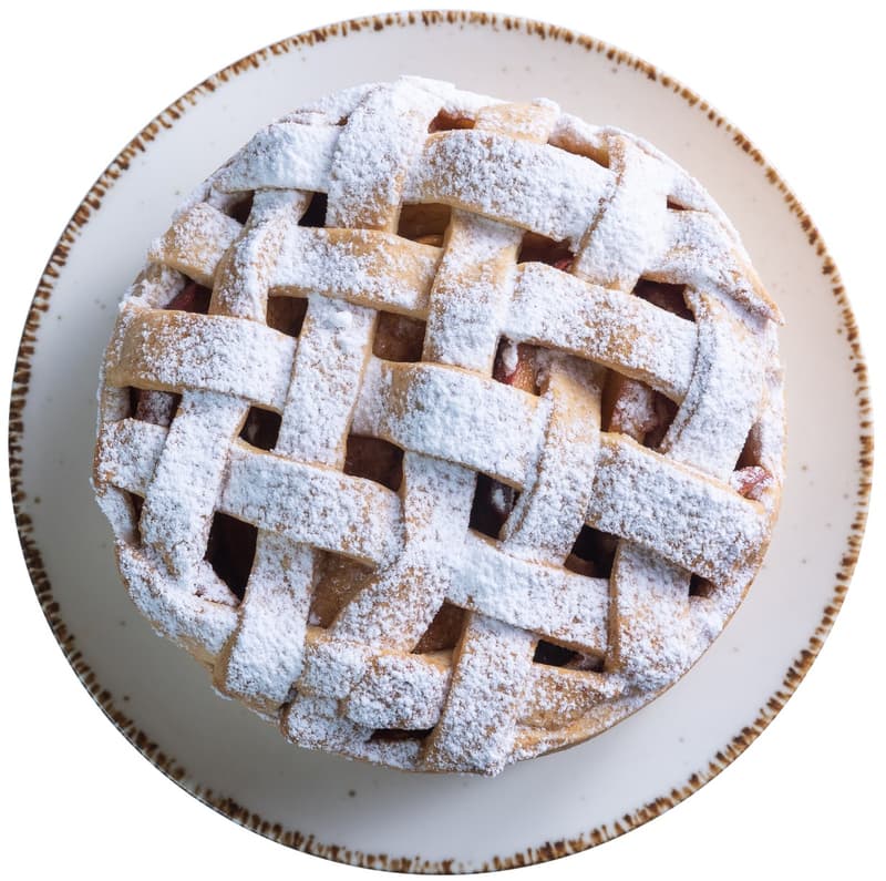 Rohlik.cz Apple-tastic lincé pie from The Green Garden