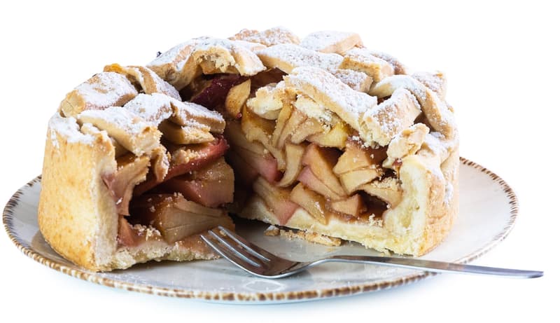 Rohlik.cz Apple-tastic lincé pie from The Green Garden