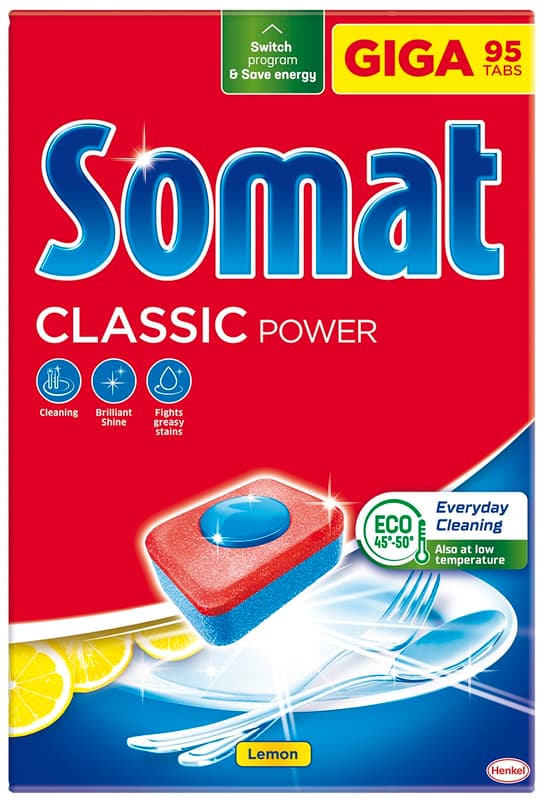 Somat Classic Power Lemon dishwasher tablets