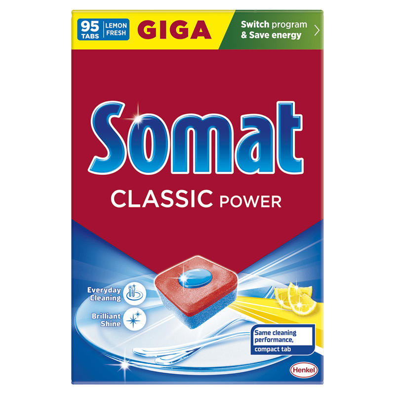 Somat Classic Power Lemon dishwasher tablets