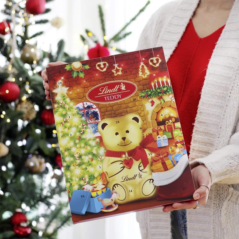 Lindt Adventní kalendář medvídek a stromeček