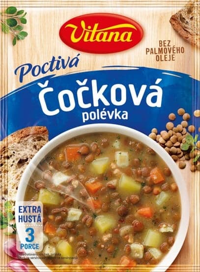 Vitana Poctivá Čočková polévka v pytlíku