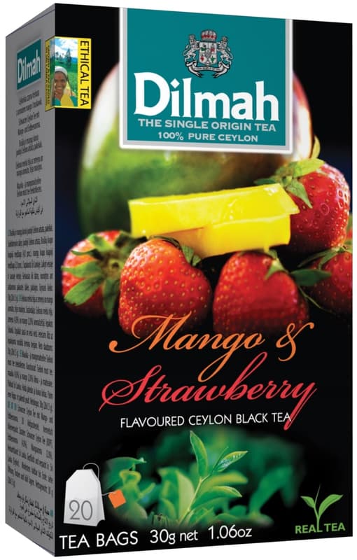 Dilmah Black tea Mango & Strawberry