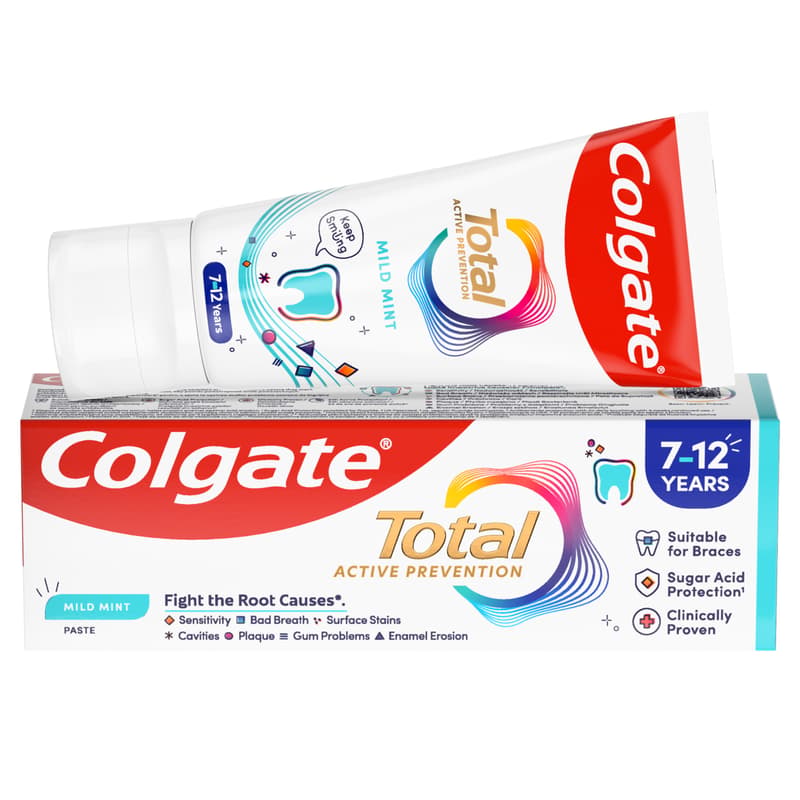 Colgate Total Junior toothpaste for kids 7–12 years