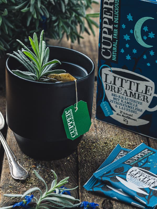 Cupper BIO Bylinný čaj s heřmánkem, meduňkou a levandulí
