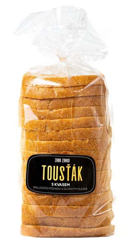 Zrno zrnko Toast bread with spelt flour and olive oil