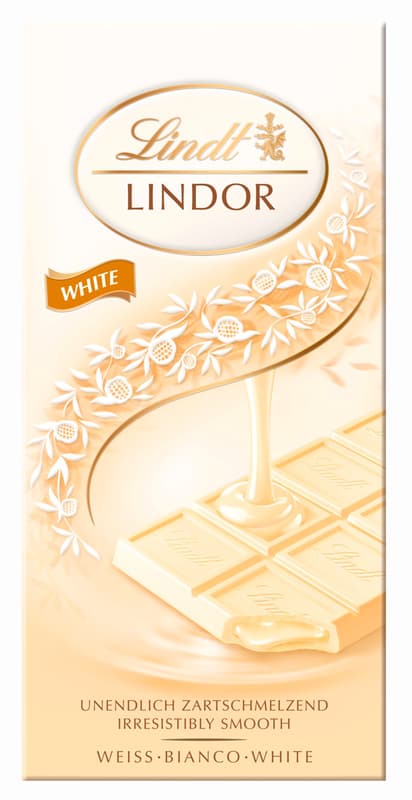 Lindt Chocolate LINDOR Tablet White
