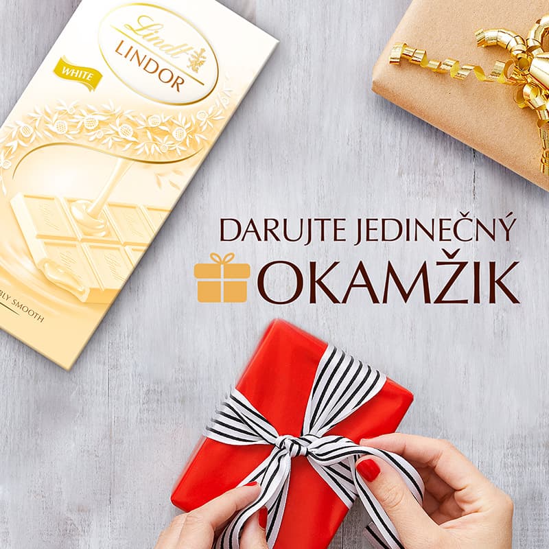 Lindt Chocolate LINDOR Tablet White