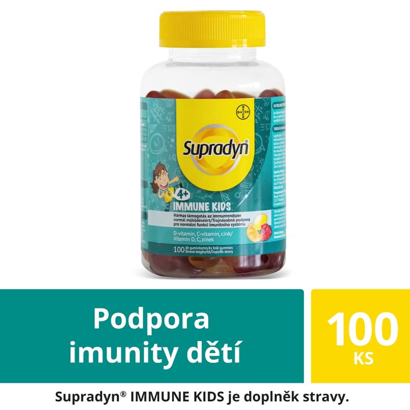 Supradyn Immune Kids želé 100ks