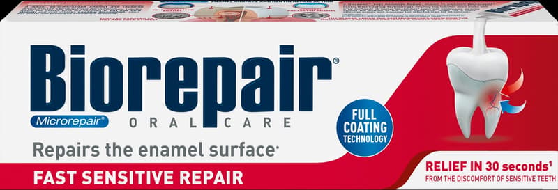 Biorepair Fast Sensitive Repair zubní pasta pro citlivé zuby