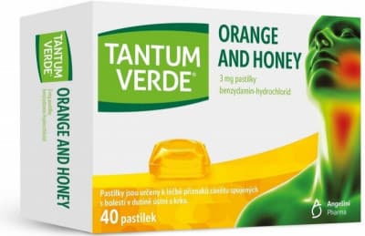 TANTUM VERDE ORANGE AND HONEY 3MG lozenges 40