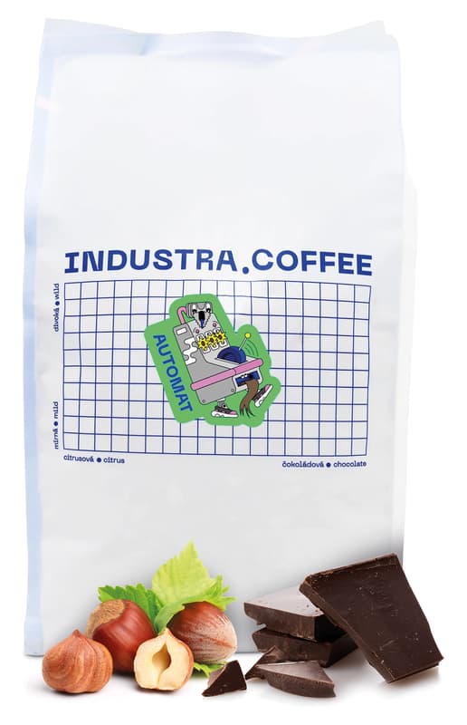 Industra.Coffee Automat Espresso zrnková káva
