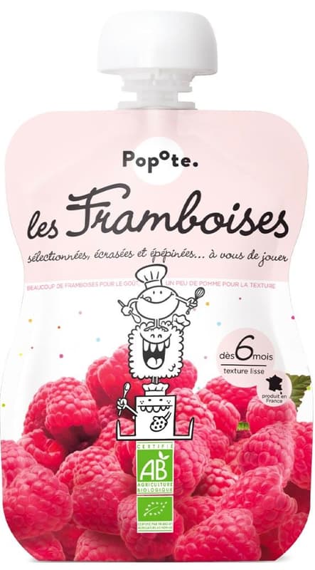 Popote Bag BIO raspberry