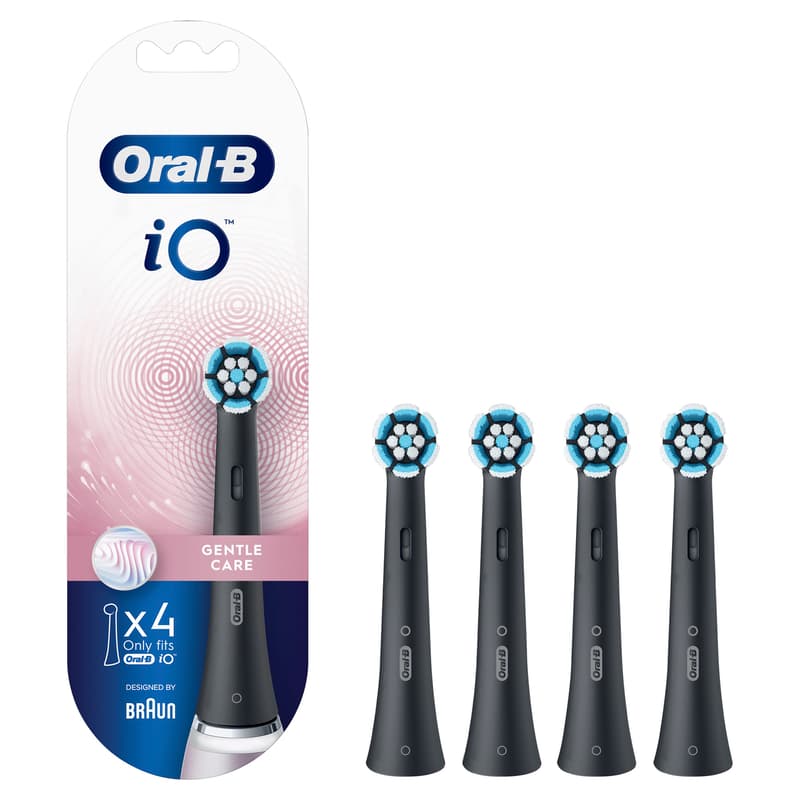 Oral-B iO Gentle Care kartáčkové hlavy, černé