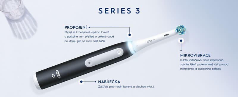 Oral-B iO Gentle Care kartáčkové hlavy, černé
