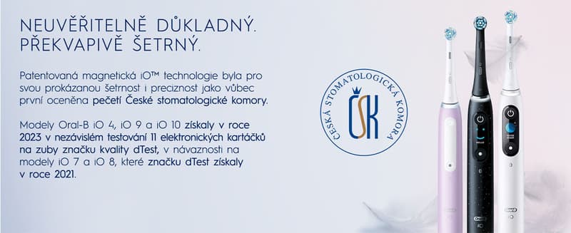Oral-B iO Gentle Care kartáčkové hlavy, černé