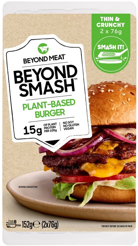 Beyond Meat Beyond smash burger, 2 pcs (frozen)