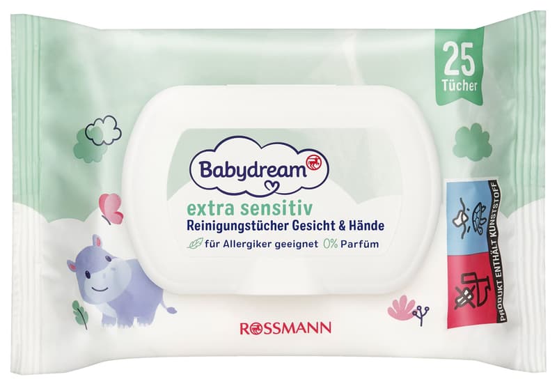 Babydream Wet wipes for face and hands