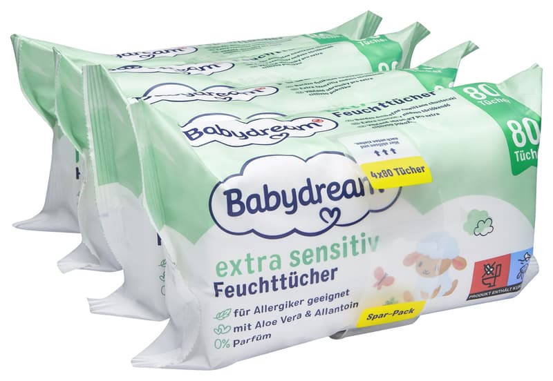 Babydream Wet wipes extra sensitive