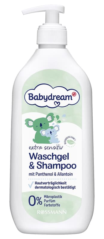 Babydream Mycí gel a šampon extra sensitive