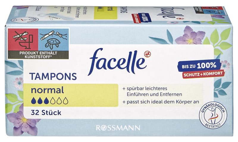 Facelle Normal tampons